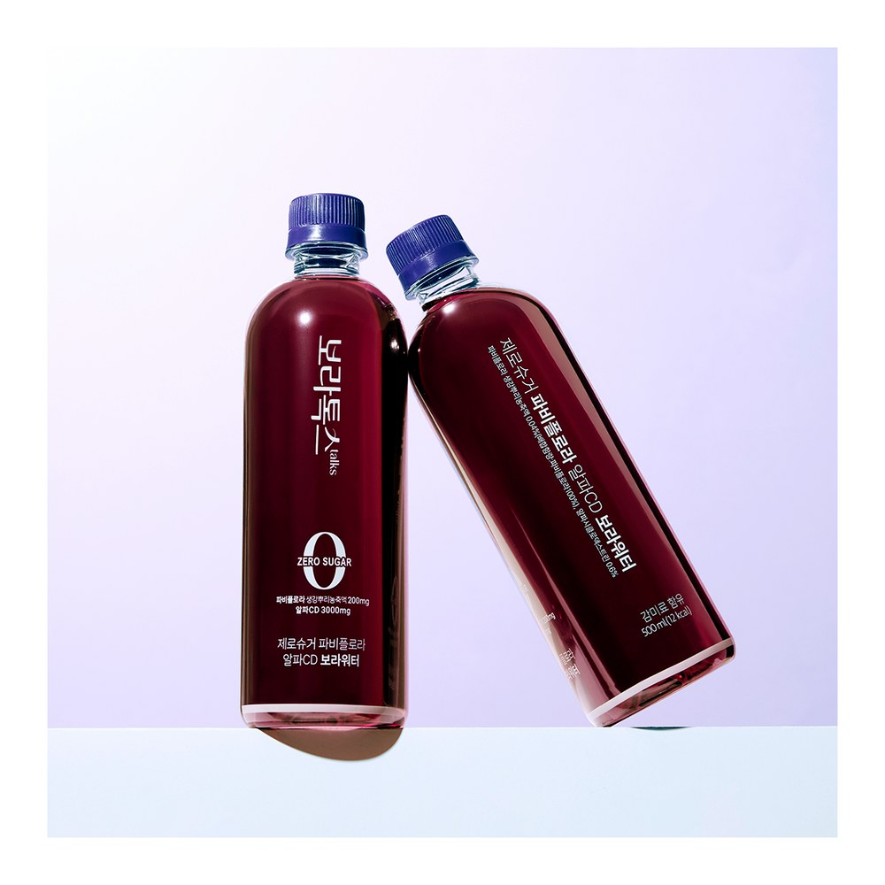 보라톡스 제로슈가 파비플로라 알파CD 보라워터, 500ml, 24개